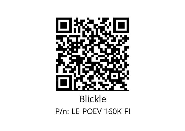   Blickle LE-POEV 160K-FI