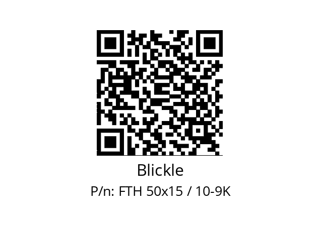   Blickle FTH 50x15 / 10-9K