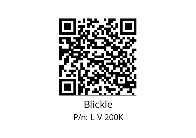   Blickle L-V 200K