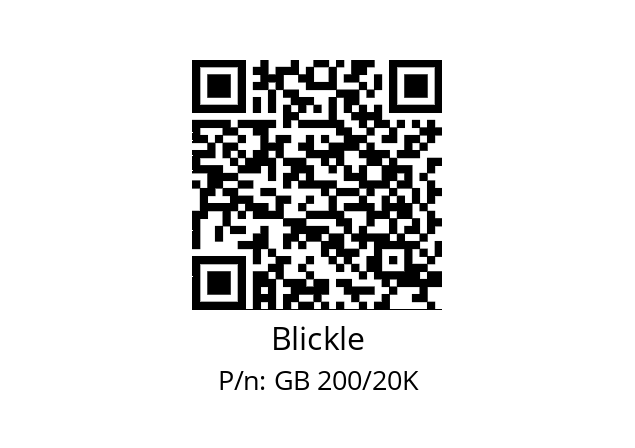   Blickle GB 200/20K