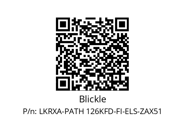   Blickle LKRXA-PATH 126KFD-FI-ELS-ZAX51