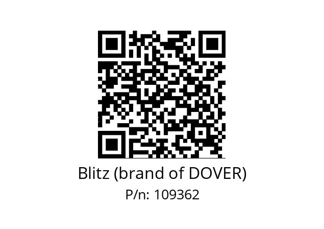   Blitz (brand of DOVER) 109362