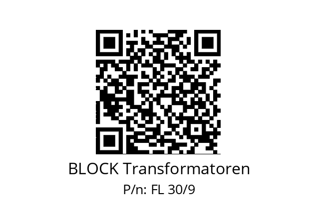   BLOCK Transformatoren FL 30/9