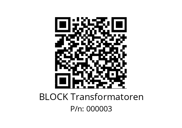   BLOCK Transformatoren 000003