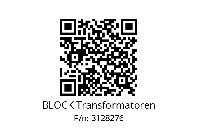   BLOCK Transformatoren 3128276