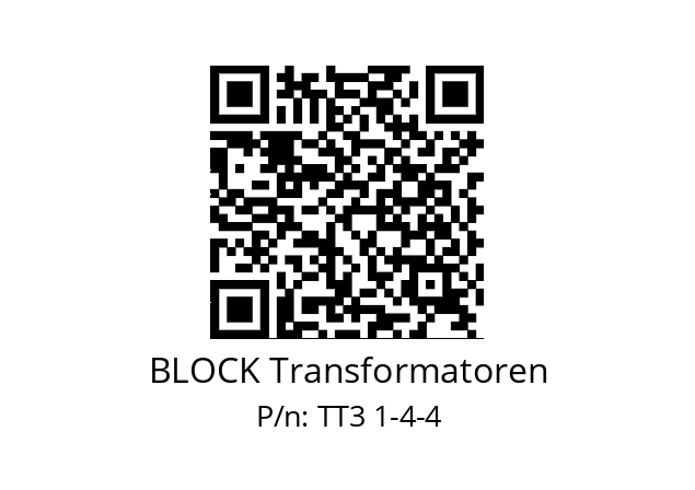   BLOCK Transformatoren TT3 1-4-4