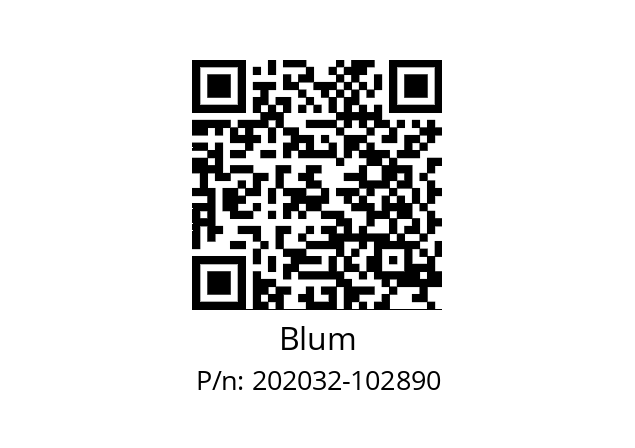   Blum 202032-102890