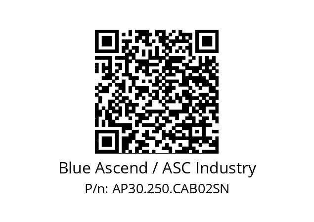   Blue Ascend / ASC Industry AP30.250.CAB02SN