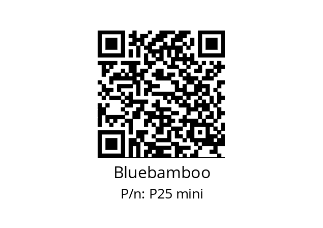   Bluebamboo P25 mini