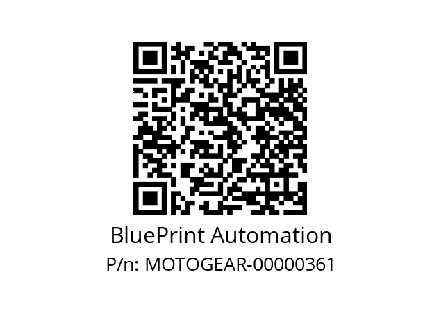   BluePrint Automation MOTOGEAR-00000361