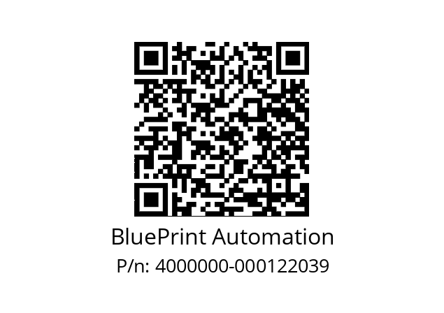   BluePrint Automation 4000000-000122039