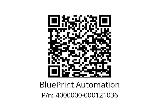   BluePrint Automation 4000000-000121036