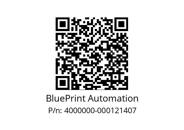   BluePrint Automation 4000000-000121407