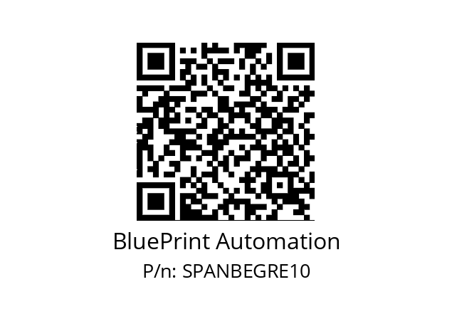   BluePrint Automation SPANBEGRE10