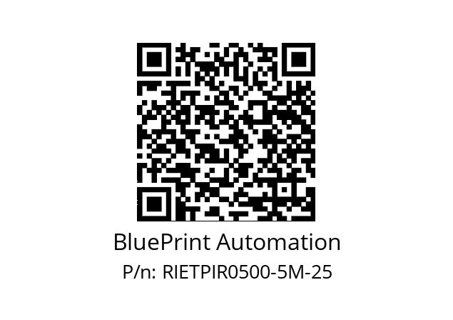   BluePrint Automation RIETPIR0500-5M-25