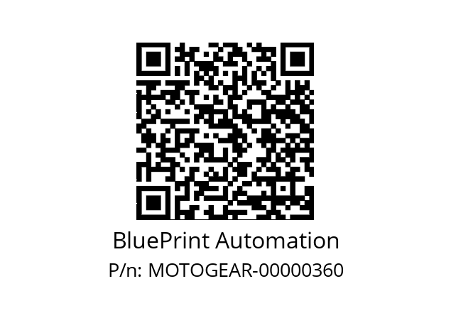   BluePrint Automation MOTOGEAR-00000360