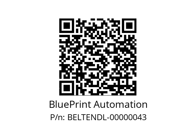   BluePrint Automation BELTENDL-00000043