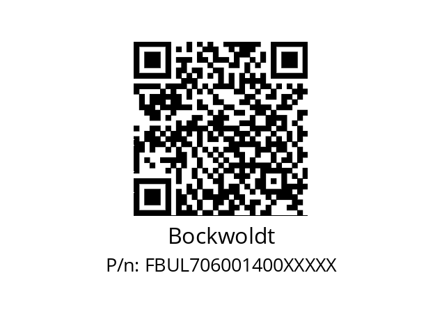   Bockwoldt FBUL706001400XXXXX