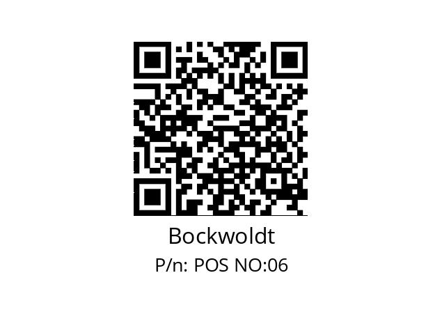   Bockwoldt POS NO:06