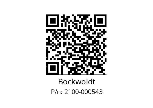   Bockwoldt 2100-000543