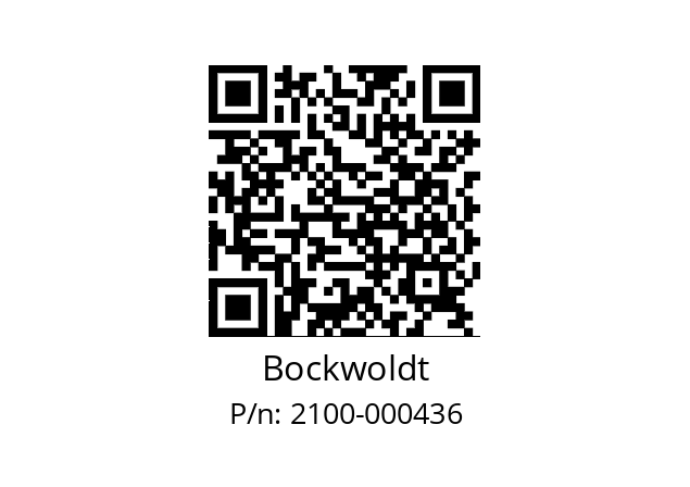   Bockwoldt 2100-000436