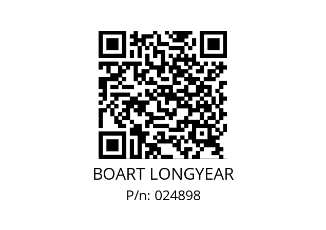   BOART LONGYEAR 024898