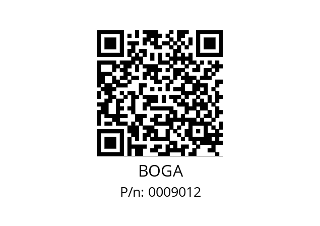   BOGA 0009012