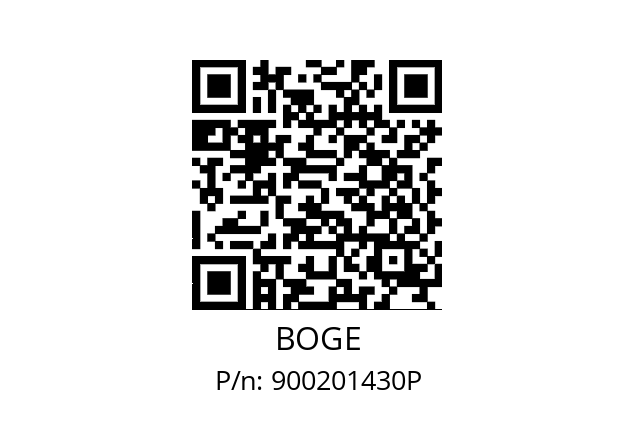   BOGE 900201430P