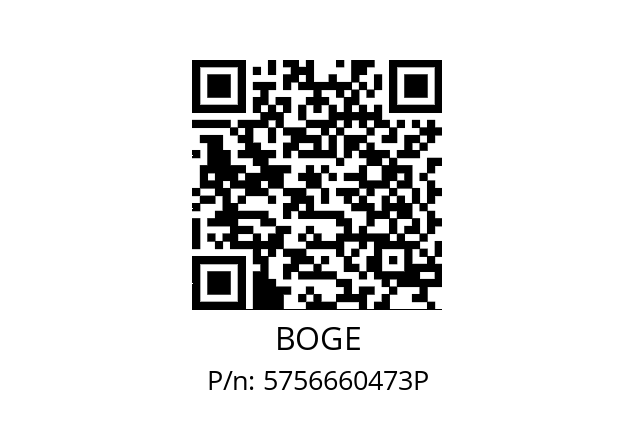   BOGE 5756660473P