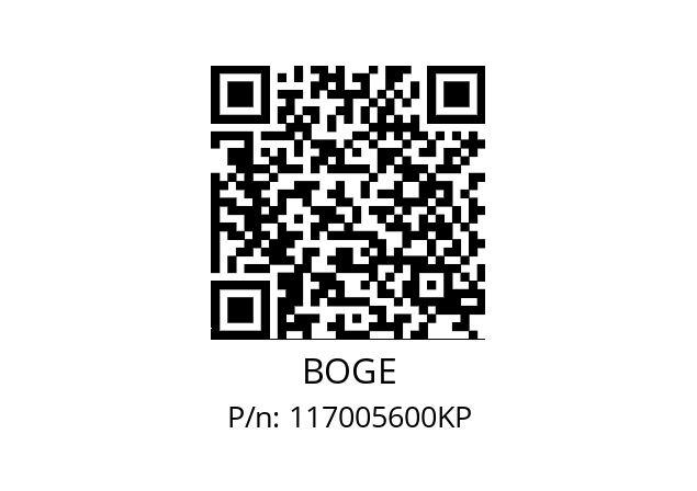   BOGE 117005600KP