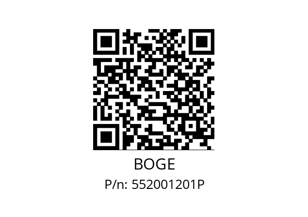   BOGE 552001201P