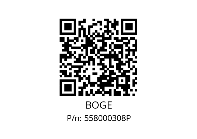   BOGE 558000308P