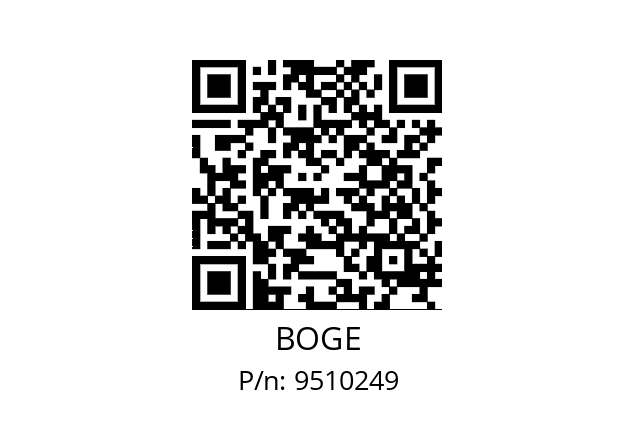   BOGE 9510249