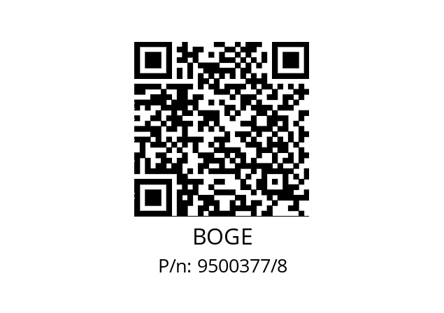   BOGE 9500377/8