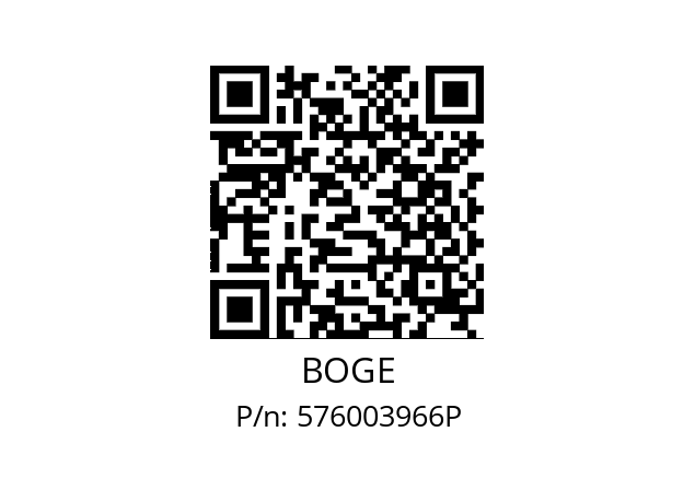   BOGE 576003966P