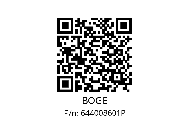   BOGE 644008601P