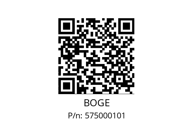   BOGE 575000101