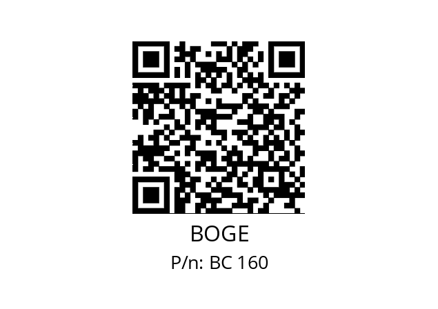   BOGE BC 160