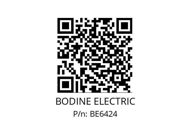   BODINE ELECTRIC BE6424