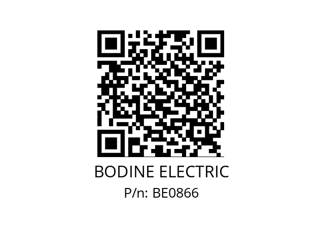   BODINE ELECTRIC BE0866