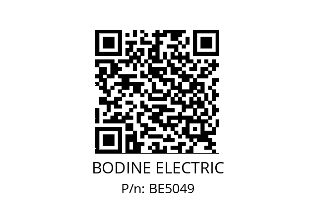   BODINE ELECTRIC BE5049