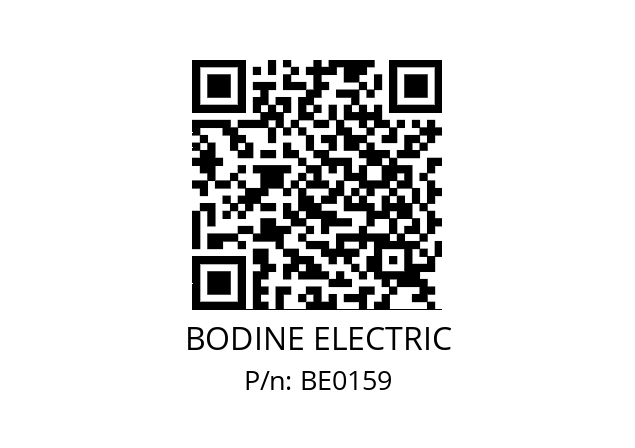   BODINE ELECTRIC BE0159