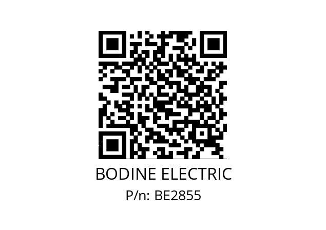   BODINE ELECTRIC BE2855