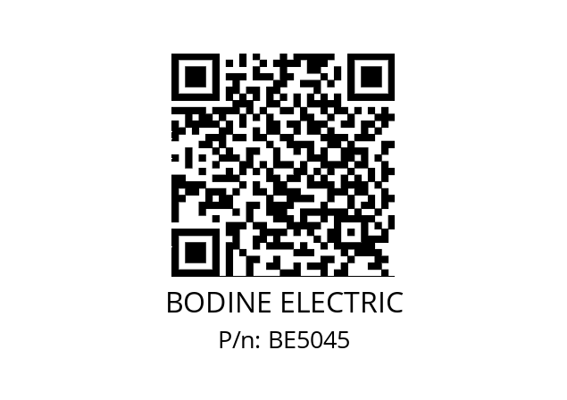   BODINE ELECTRIC BE5045