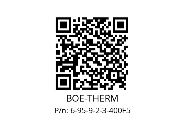   BOE-THERM 6-95-9-2-3-400F5