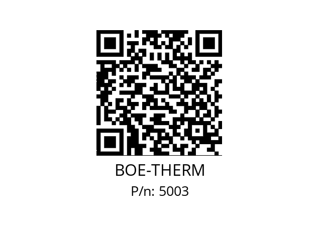   BOE-THERM 5003