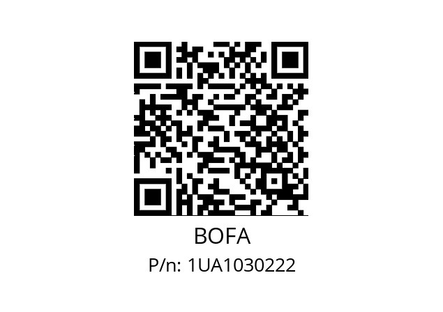   BOFA 1UA1030222