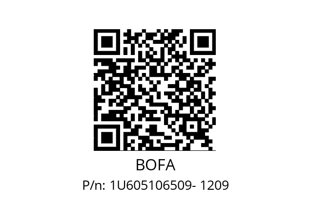   BOFA 1U605106509- 1209