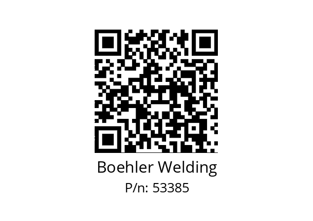   Boehler Welding 53385