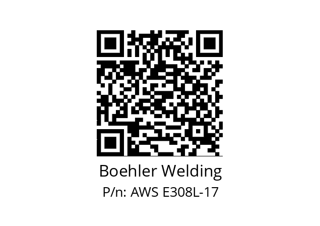   Boehler Welding AWS E308L-17